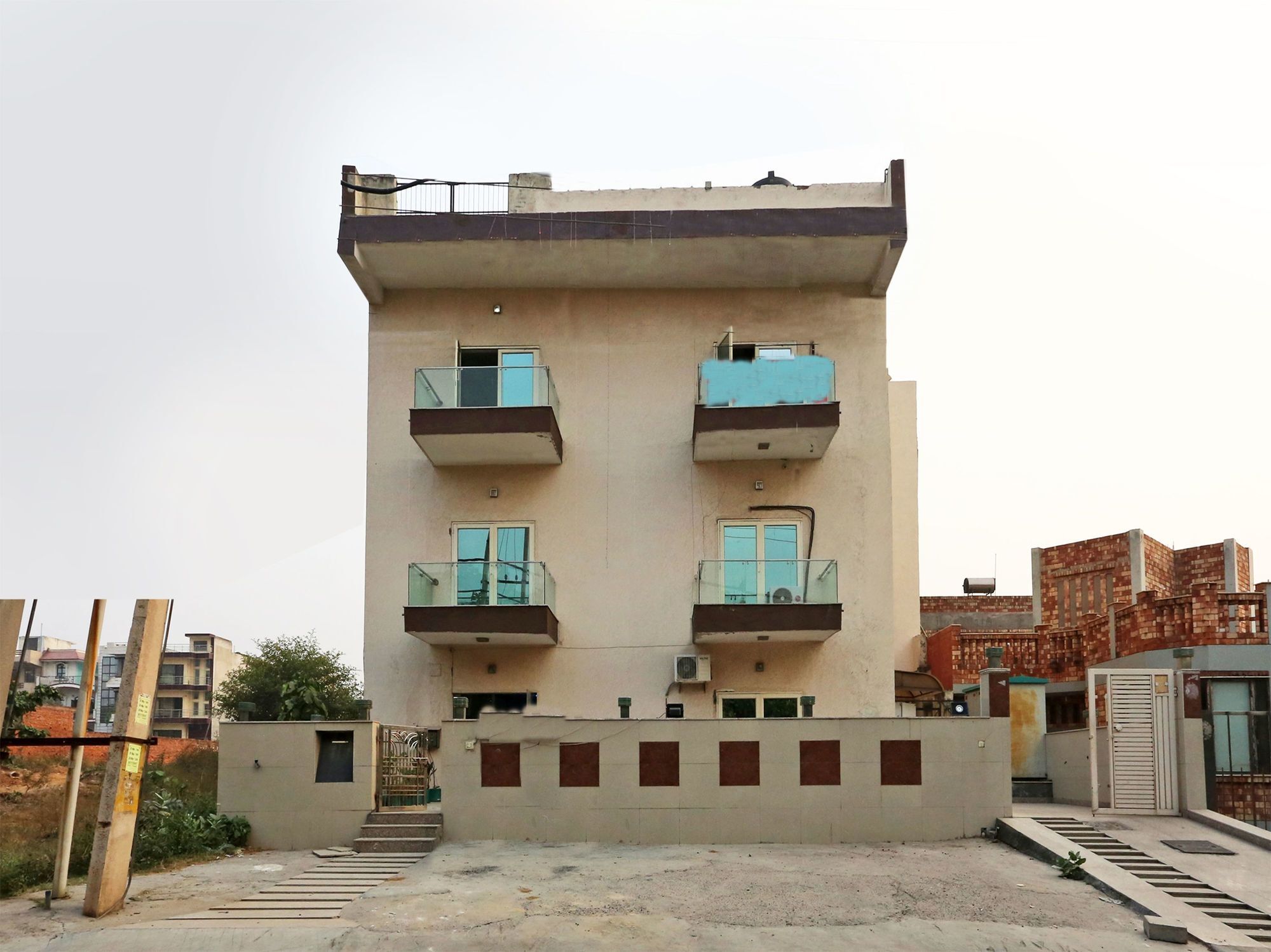 Oyo 10257 Hotel Lotus Park Gurgaon Exteriör bild